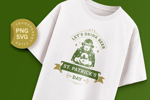 Download St. Patrick's Day Beer Leprechaun SVG - Premium Resources