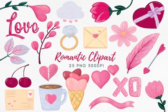 Download Romantic Clipart Illustration PNG - Romantic Collection