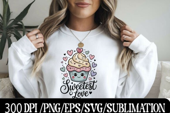 Download Sweet Kawaii Cupcake Design for Romantic - Romantic Collection
