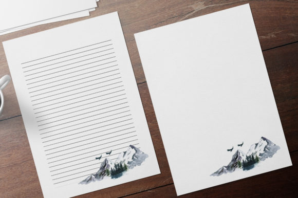 Download Watercolor Romantic Printable Stationery - Romantic Collection