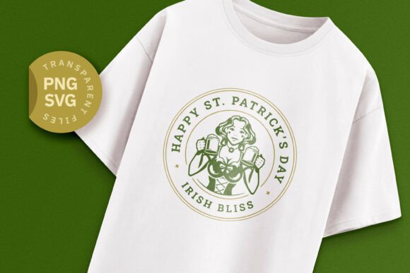 Download St. Patrick's Irish Girl SVG Design - Premium Resources