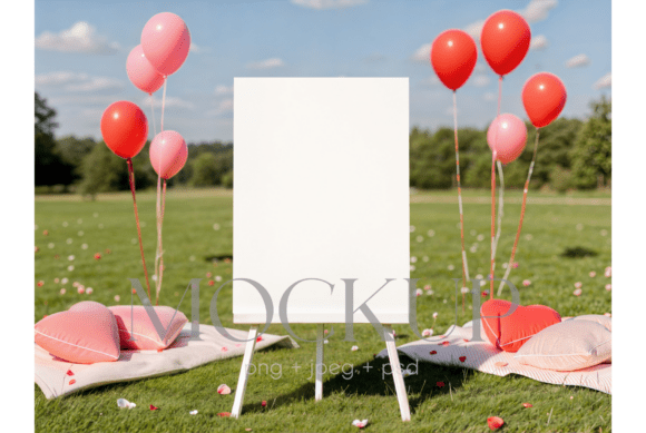 Download Romantic Picnic 18x24 Sign Mockup - Romantic Collection