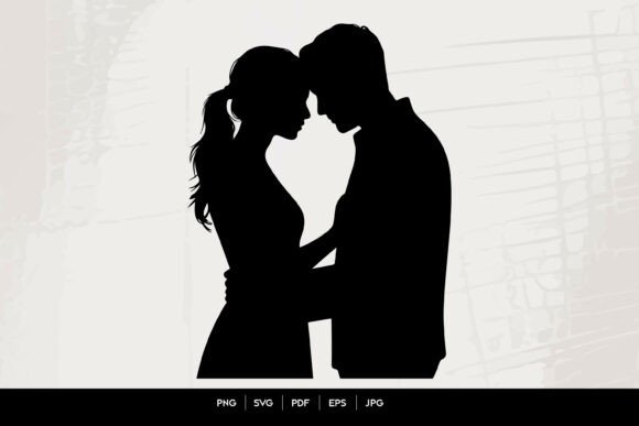 Download Romantic Couple Silhouette - Romantic Collection