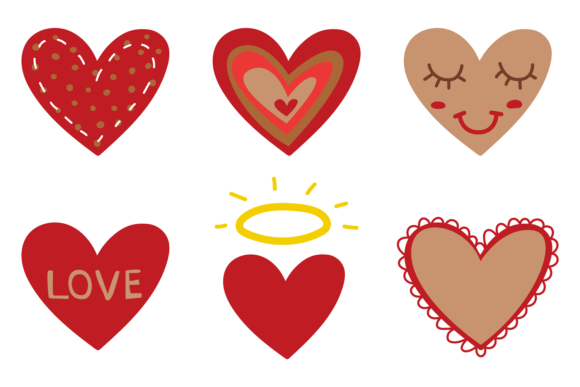 Download Cute Heart Set. Love Symbols. Romantic S - Romantic Collection