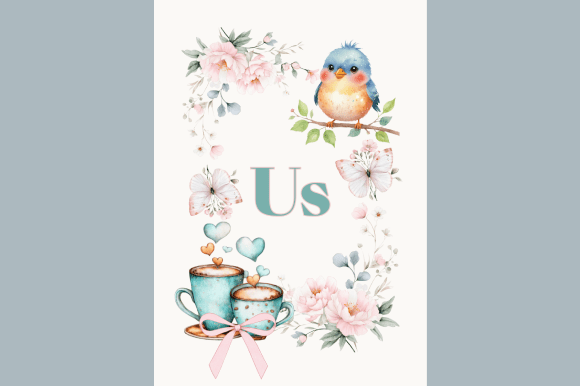 Download Romantic Floral Coffee Card - Romantic Collection