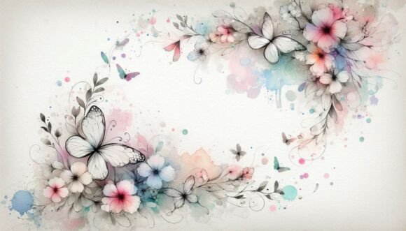 Download Romantic Daffodil Frame - Romantic Collection